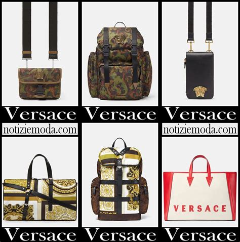 borsone uomo versace|BORSE CARGO UOMO .